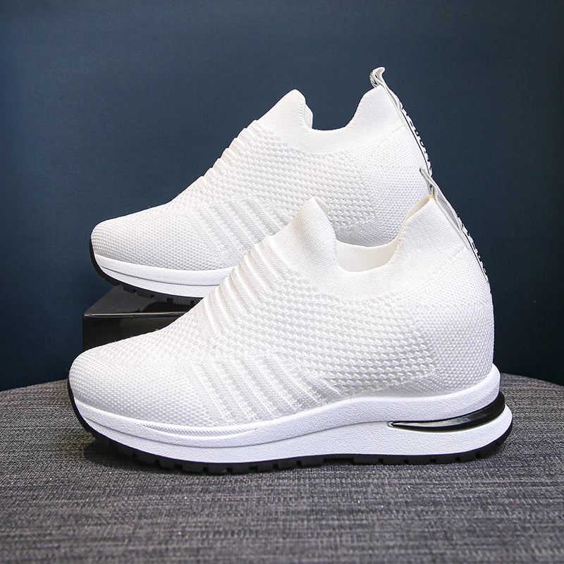 Women's Hidden Heel Breathable Sneakers