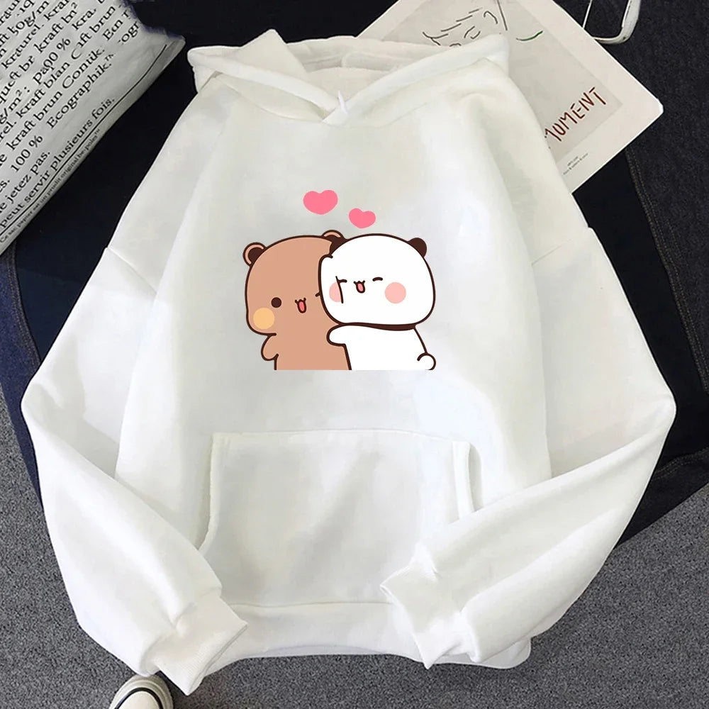 Cartoon Panda Bubu And Dudu Plus Size Hoodie