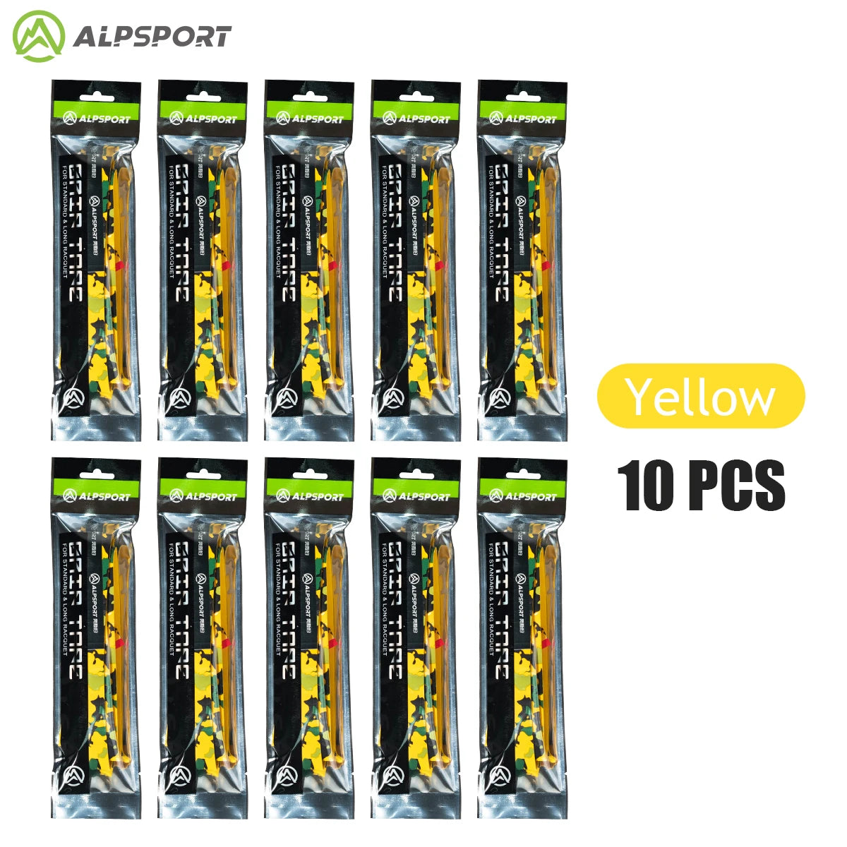 10Pcs Anti-Slip Racket Handle Tennis Grip Tape