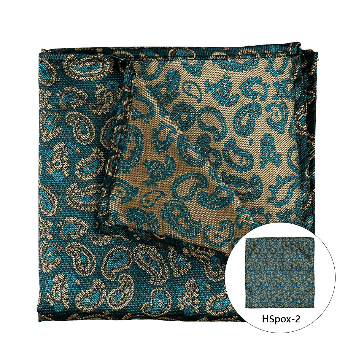 Pochette de costume homme à motif cachemire multicolore – Mouchoir de mariage tissé jacquard