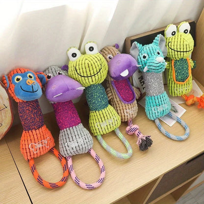 Animals Shape Bite Resistant Squeaky Funny Dog Toys