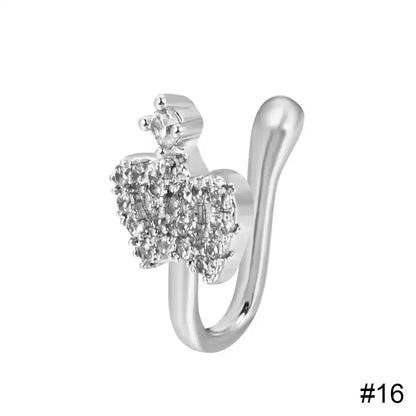Women's Delicate Fake Piercing Nose Clip