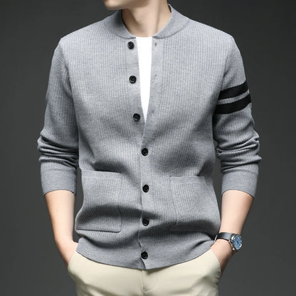 Men's Warm Knitted Cardigan Sweater Jacket
