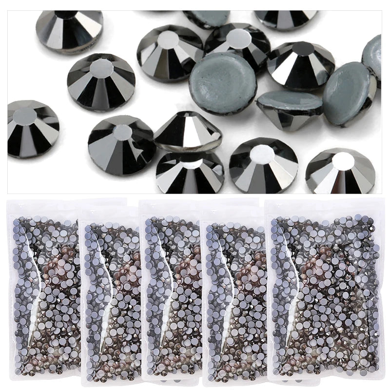 Strass pailletés à dos plat pour nail art, accessoires de décoration pour robe
