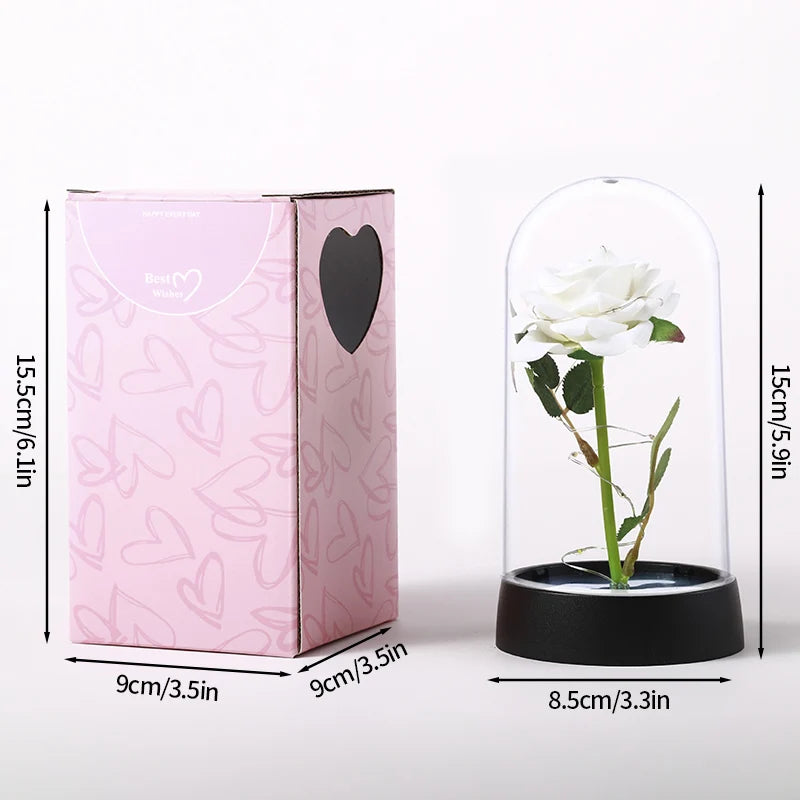 Eternal Gold Foil Rose - Creative LED Night Light Flower Valentine Gift
