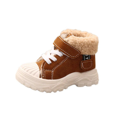 Girls Waterproof Short Baby Cotton Boots