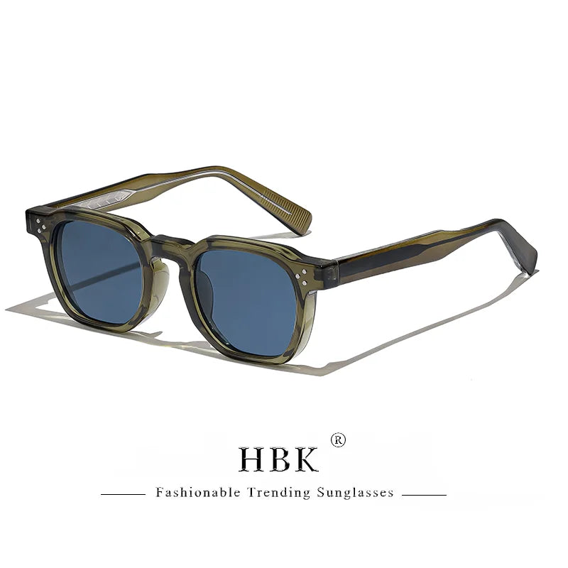 Unisex Retro Square Punk Sunglasses