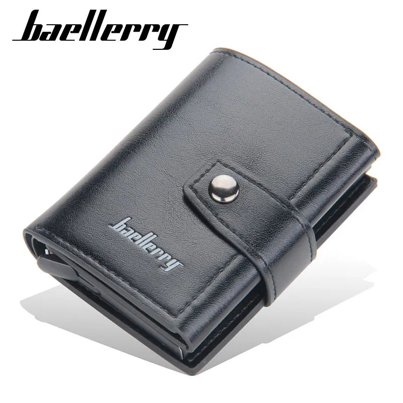 RFID Men's Slim PU Leather Card Wallet