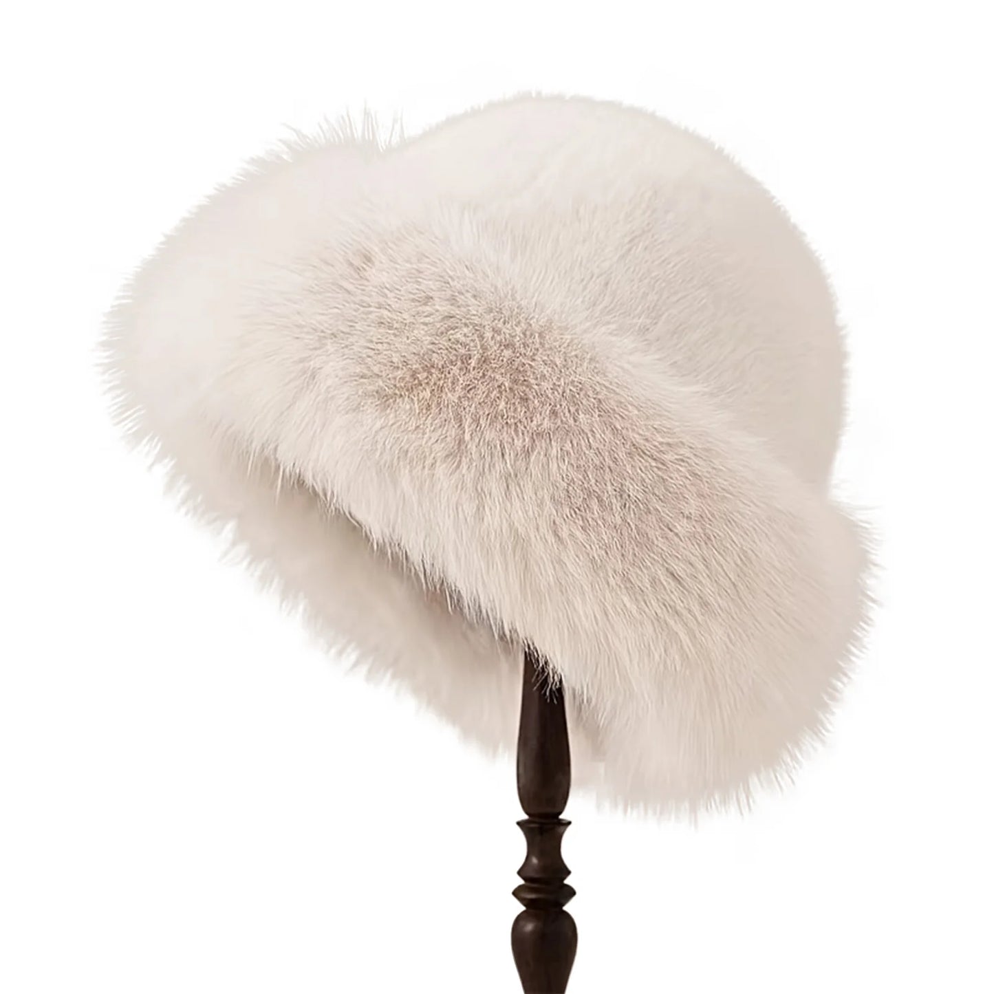 Mongolian Style Warm Fur Hat Women - Ear Protection Windproof Thick Snow Hat