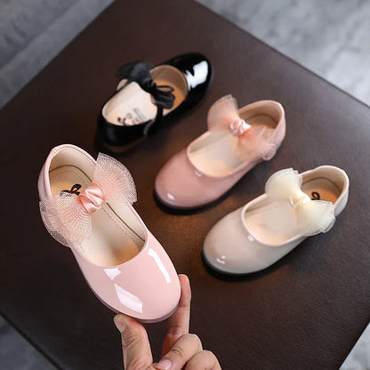 Kids Leather Wedding Shoes