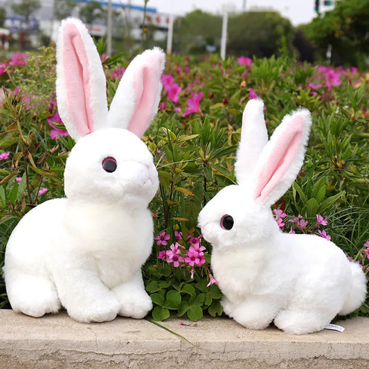 Realistic Simulation Rabbit Plush Toy – Cute Soft Easter Bunny Stuffed Animal