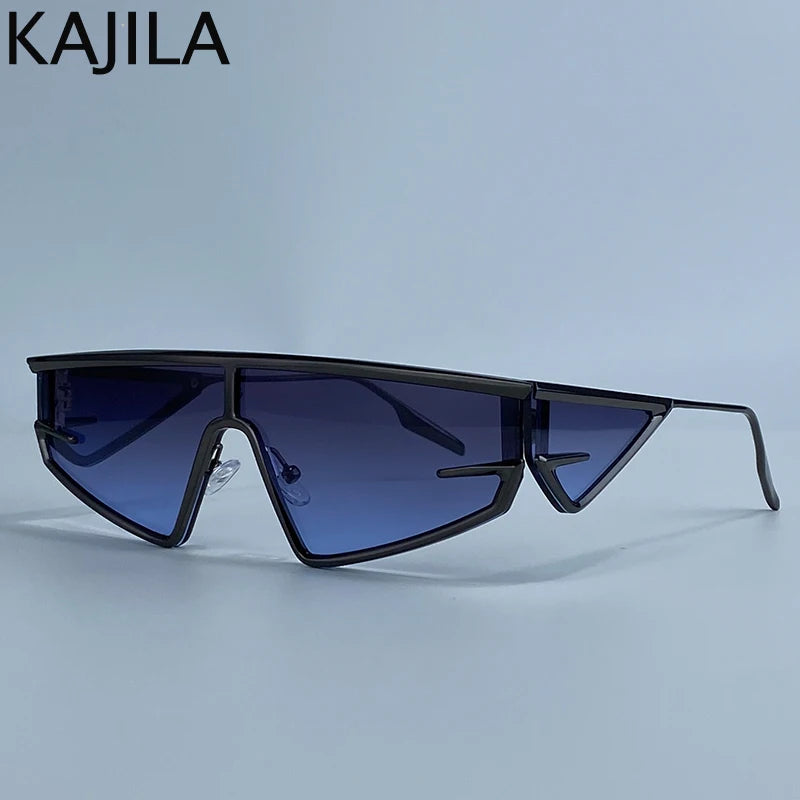 Unisex Windproof Y2K Square Shield Sunglasses