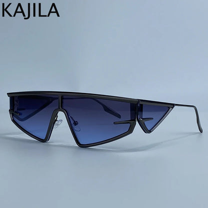 Unisex Windproof Y2K Square Shield Sunglasses