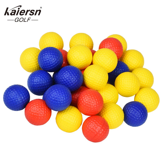 Balles de Golf 10 pièces-balles de pratique de Golf élastiques en mousse PU pour intérieur et extérieur
