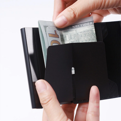 RFID Blocking Men's Leather Card Wallet