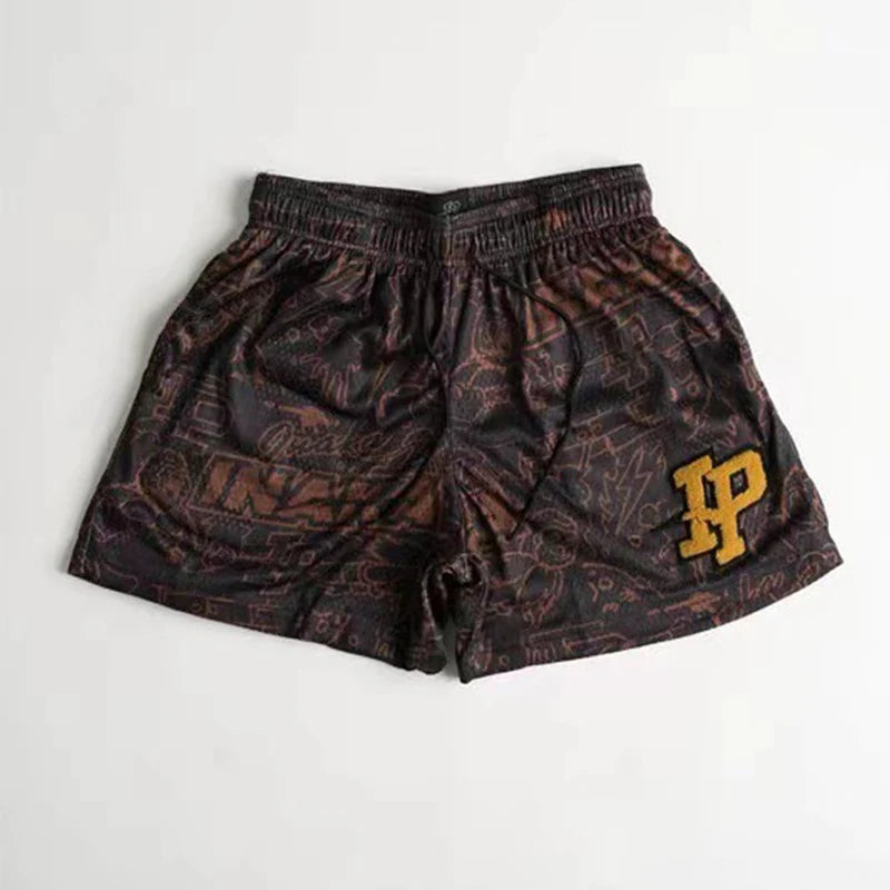 Short de sport homme à séchage rapide – Short de gym classique en mesh pour l'entraînement et le basketball