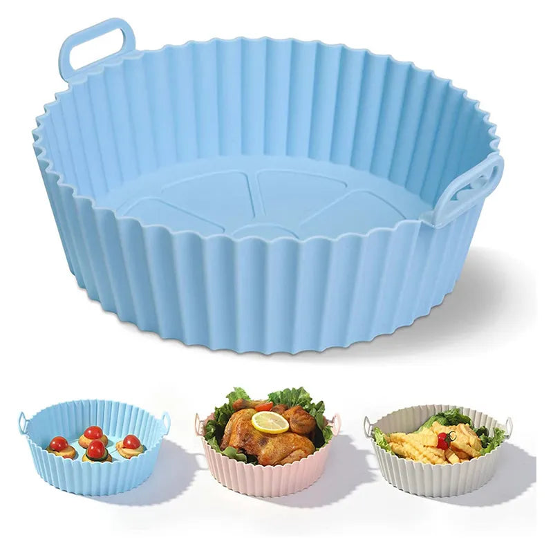 Reusable Silicone Basket & Tray for Airfryer