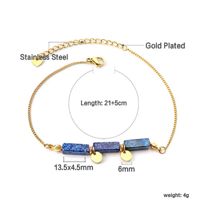 Gold-Silberfarbenes hohles Schmetterlings-Fußkettchen-Armband