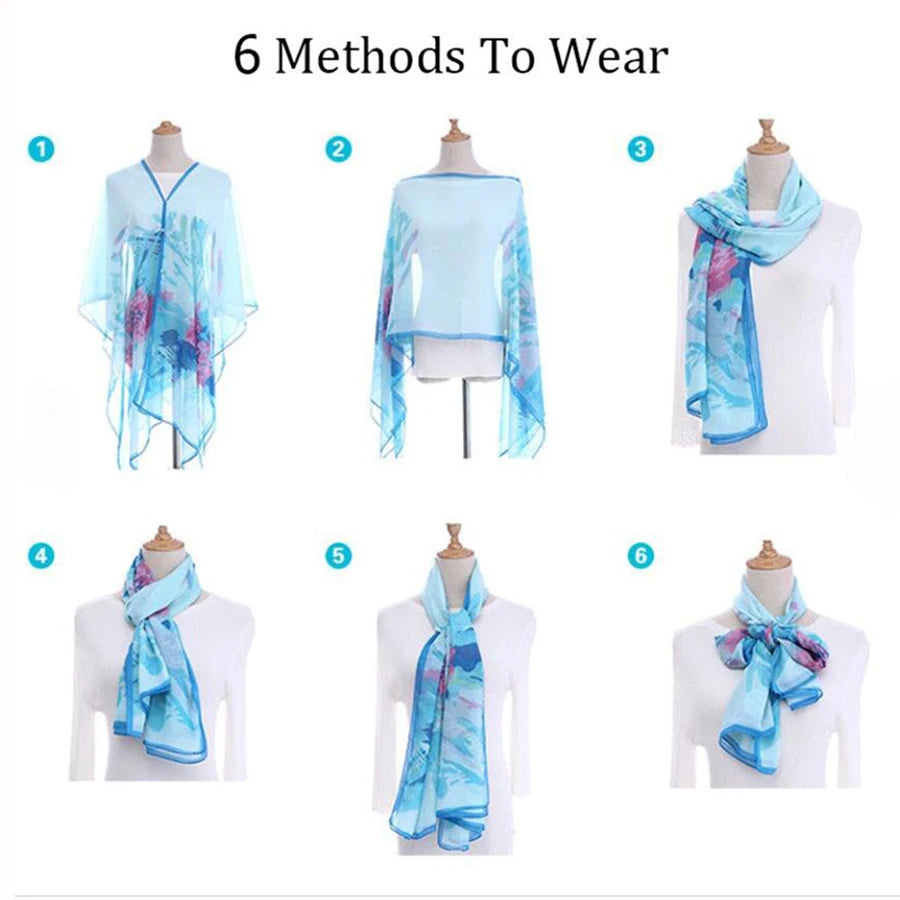 Chiffon Women Beach Cover-Up Poncho