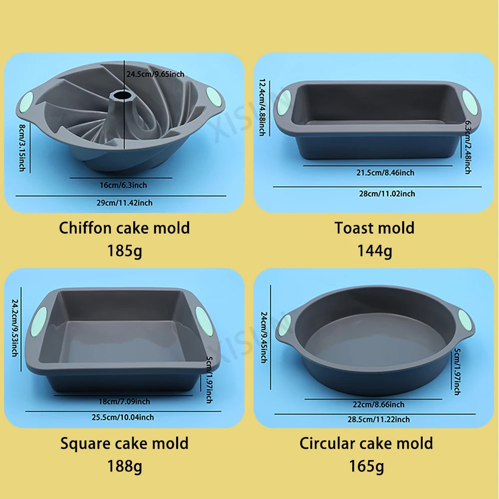 Heat-Resistant Silicone Bakeware Set