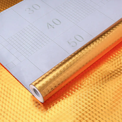 Decorative Wall Paper Furniture Renovation Stickers Kitchen Cabinet Waterproof Wallpaper.