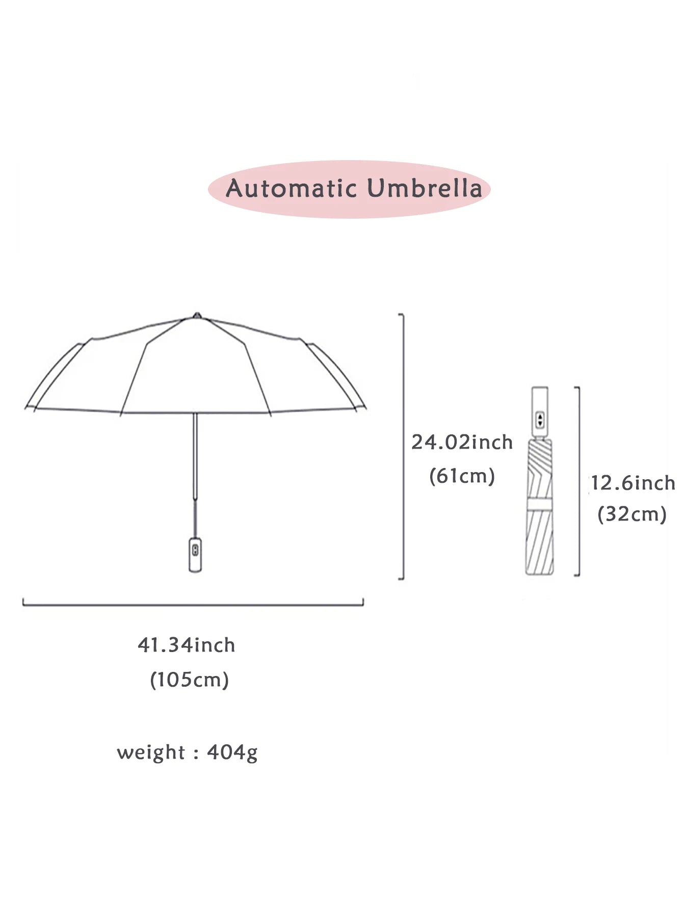 Windproof Double Layer Automatic Resistant Umbrella