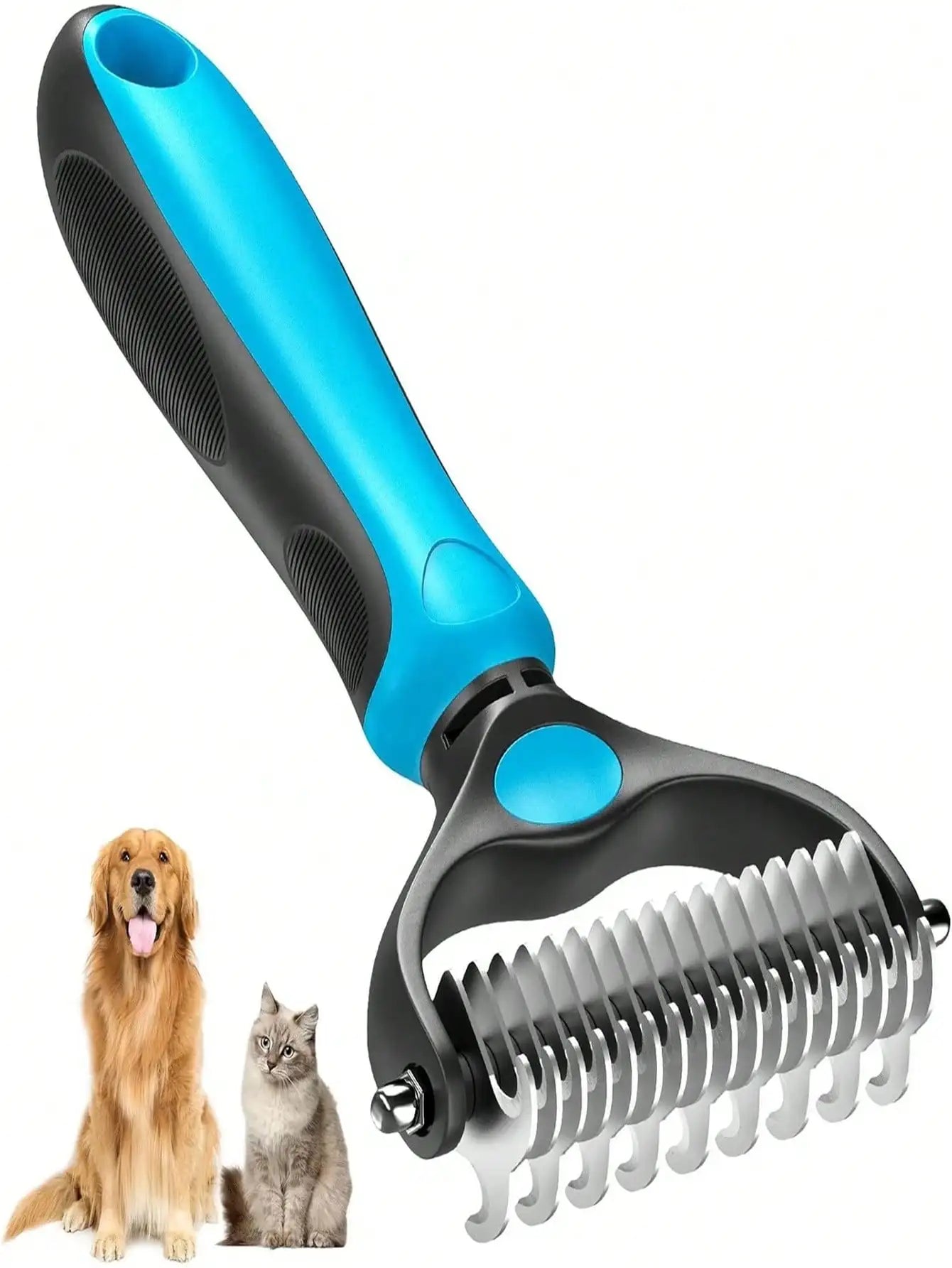 Professional Fur Knot Cutter  Double Sided Dog Undercoat Brush