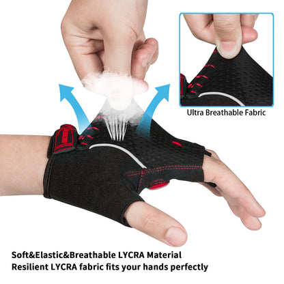 MOREOK Breathable Shock-Absorbing Bike Gloves