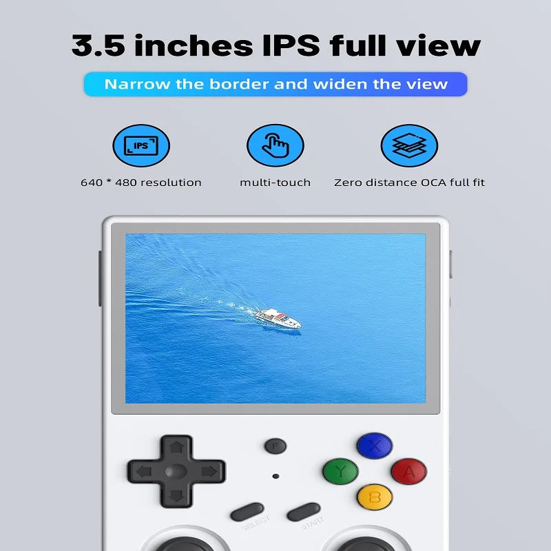 RG353V /353VS Handheld Game Consolas 3.5 INCH T618 Android 11 Linux OS RK3566 Built-in 20 Simulator  PSP Birthday Gift