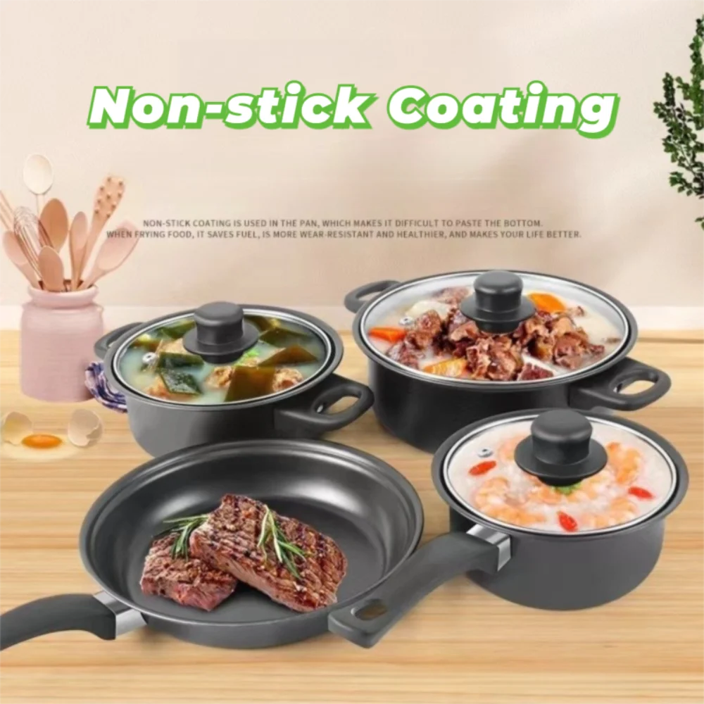 13-Piece Non-Stick Utensil Pots And Pans Cookware Set