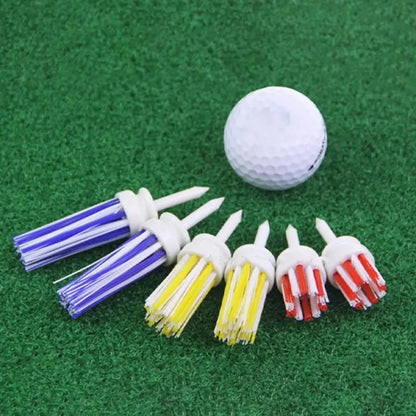 Unbreakable Brush Golf Tees – Low Friction Plastic Tee