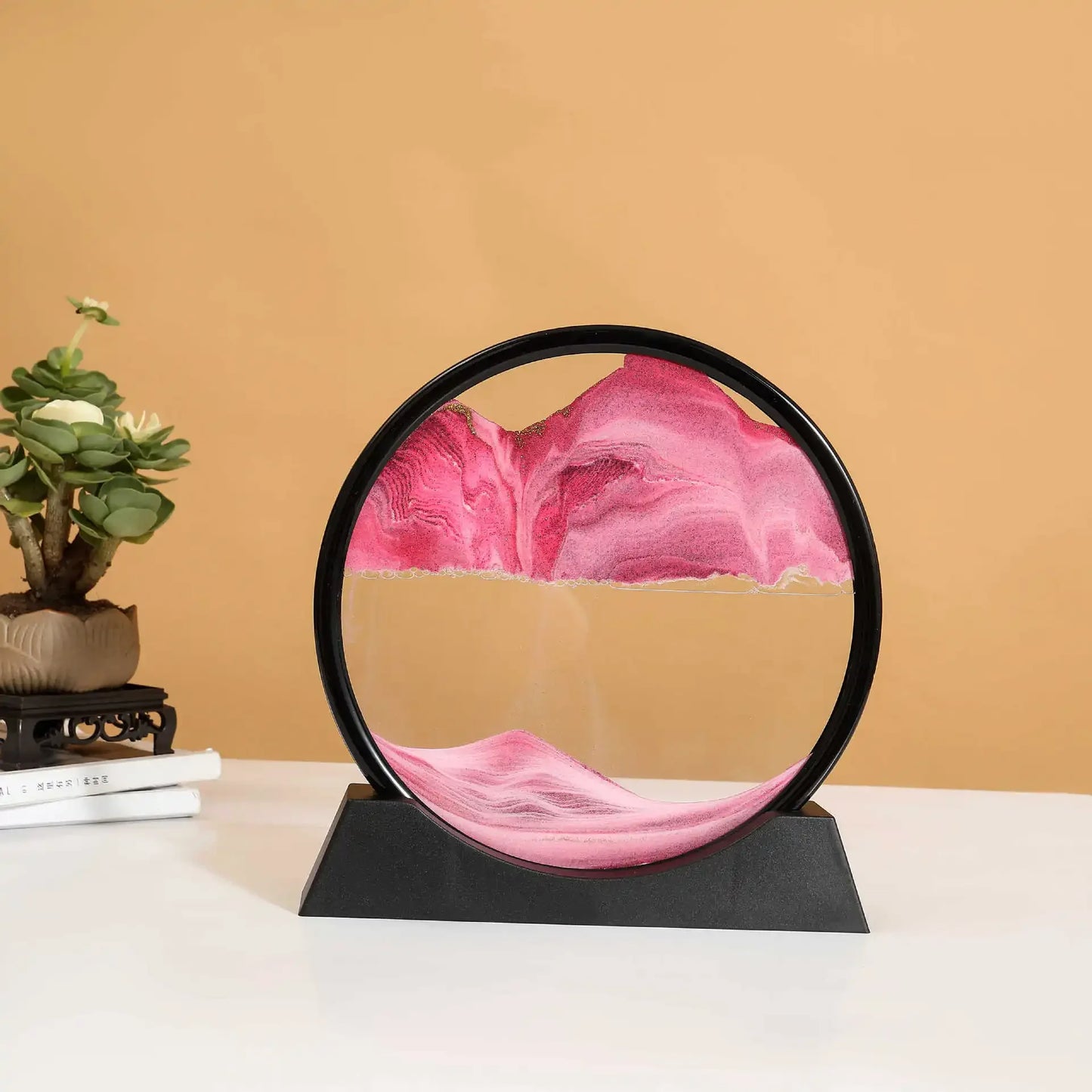 Round 3D Deep Sea Sandscape Sand Art