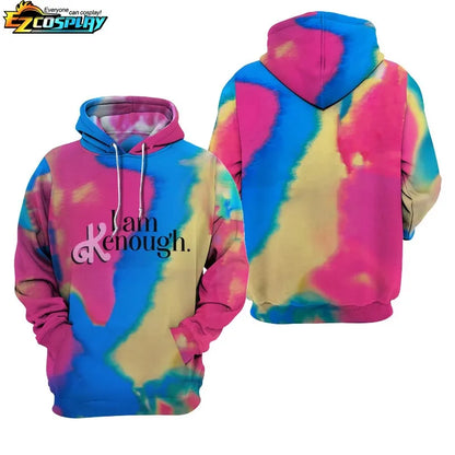 Unisex Graphic Kenough Letter Print Long Sleeve Hoodies