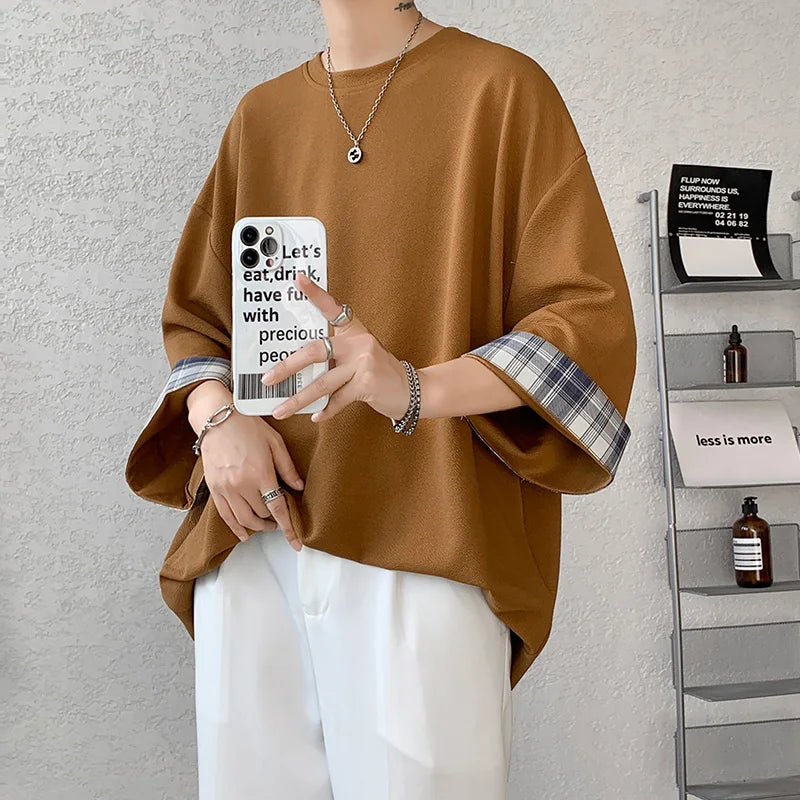 Men's Casual Seven sleeves Loose T-shirts