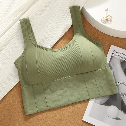 Women's Strapless Sports Bra Back Lingerie Innerwear