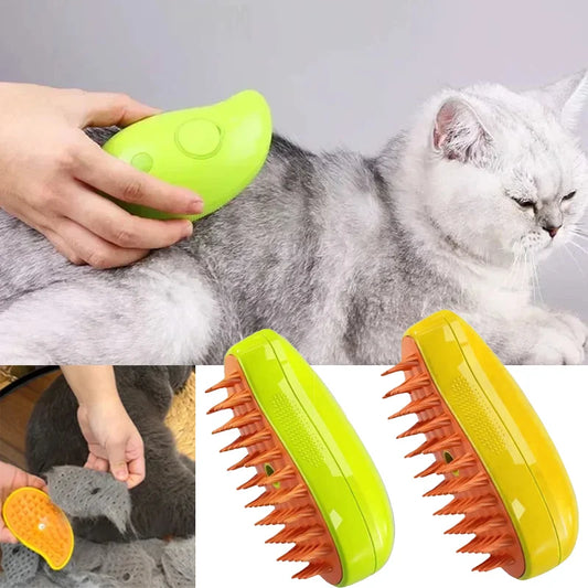 Spray électrique pour chaton, peigne pour animaux de compagnie, brosse à cheveux de bain pour chats, fournitures de toilettage