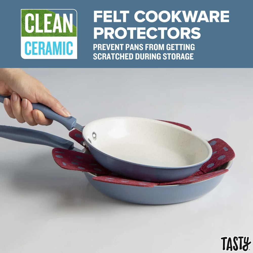 16-Piece Non-Stick Aluminum Ceramic Cookware Set