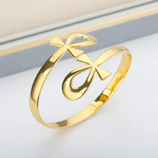 316L Stainless Steel Gold Rings For Women
