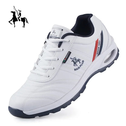Men Leather Casual Shoes – Comfortable Sports Walking Sneaker