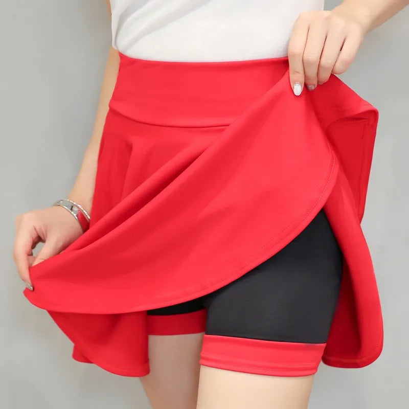 Women's Summer Fluffy Flared Mini Skater Skirt