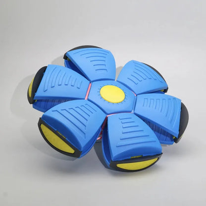 Pet LED Glow Light Magic Flying Saucer Ball Toys