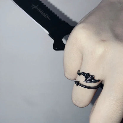 Engel Teufel Flügel Paar Ring