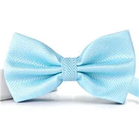 Men's Lightweight Solid Color Butterfly Bow Tie