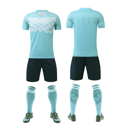 Breathable Adult Football Jersey Set