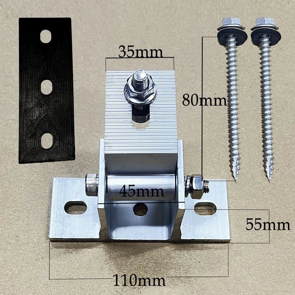 Rotatable Roof Mounting Solar Panel Brackets
