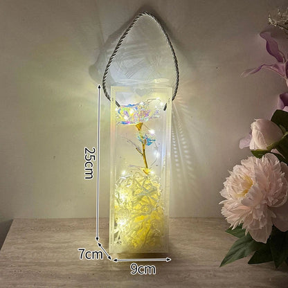 Eternal Gold Foil Rose - Creative LED Night Light Flower Valentine Gift