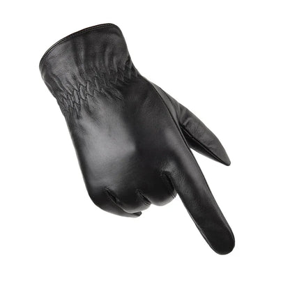 Gants d'hiver en cuir de mouton BISON DENIM