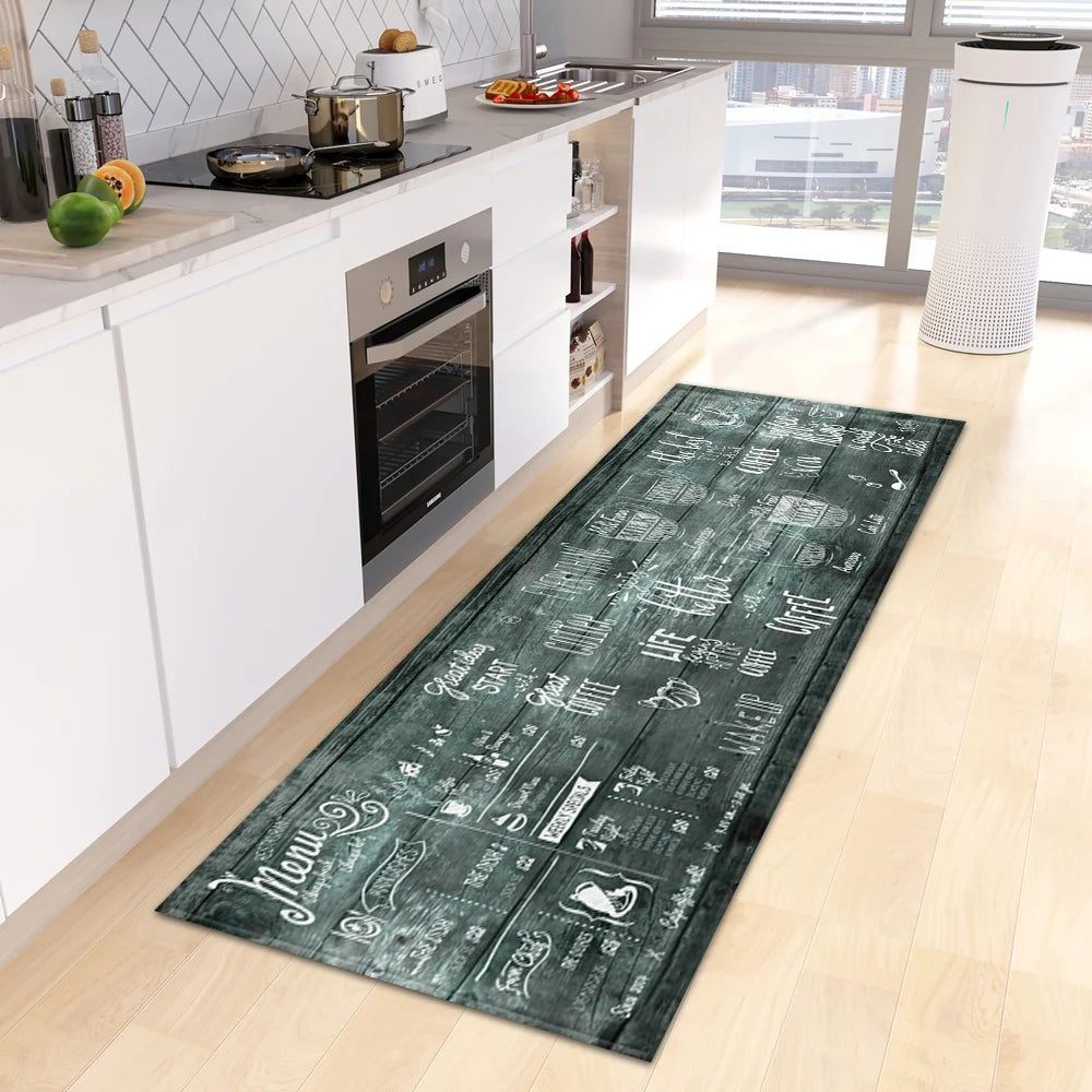 Rutschfeste Bodenmatte mit Kaffeemotiv