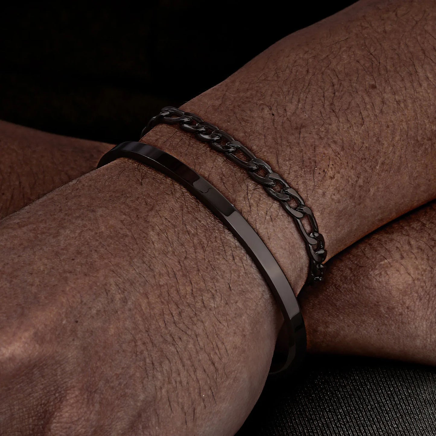 Metall-Twist-Kettenarmband-Set für Damen