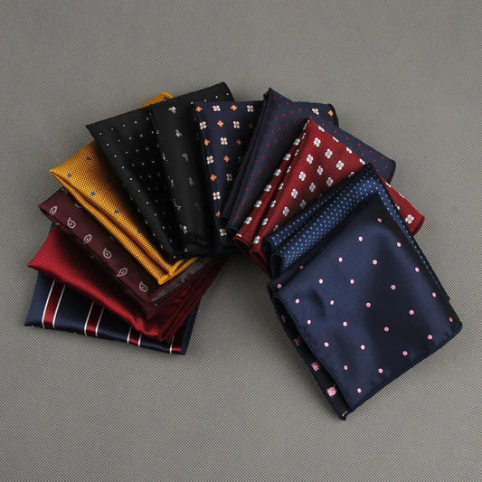 Gentlemen's Plaid Suits Pocket Square Handkerchief